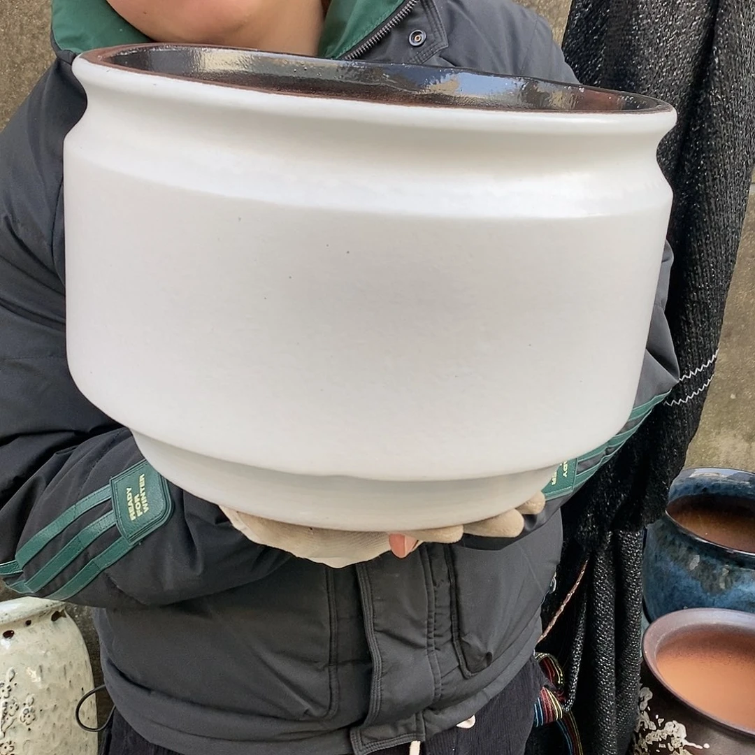 紫砂花盆正品口30高21