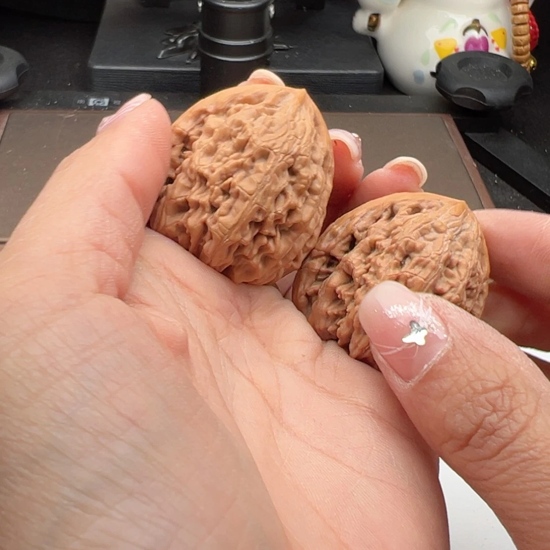 文玩核桃把件虎头王37