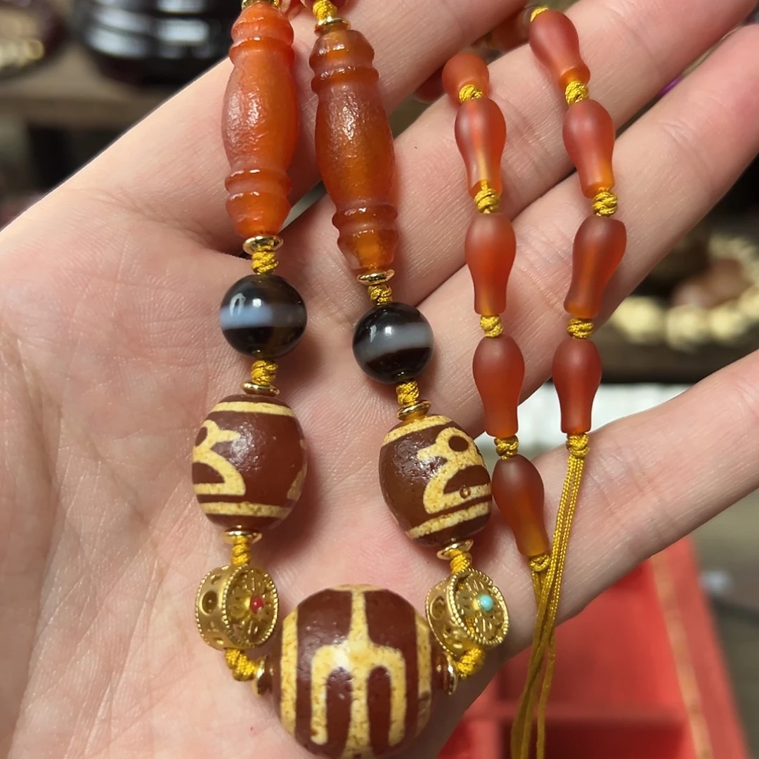 玛瑙/玉髓未镶嵌项链