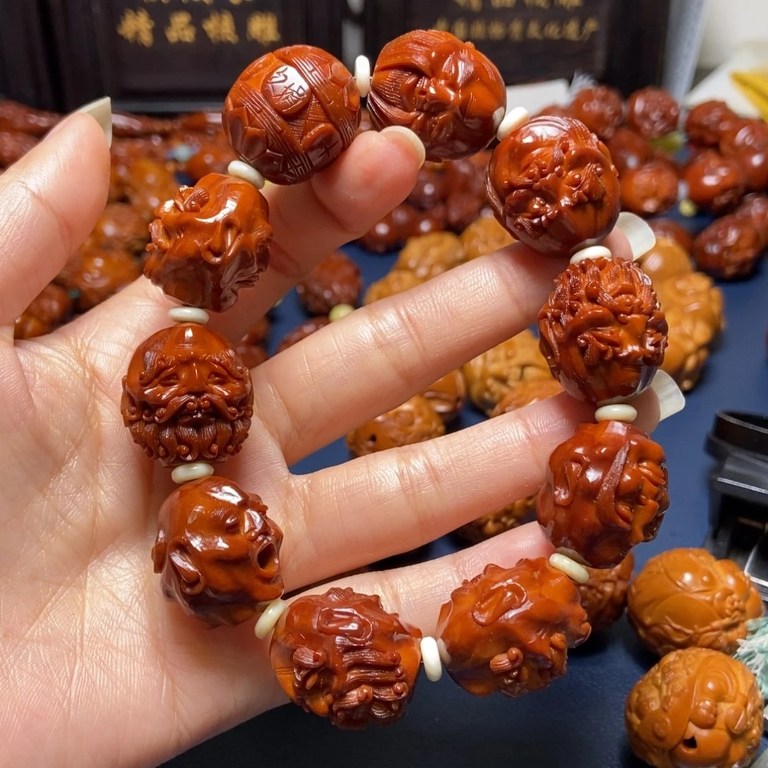 橄榄核手串/手链回血十八罗汉