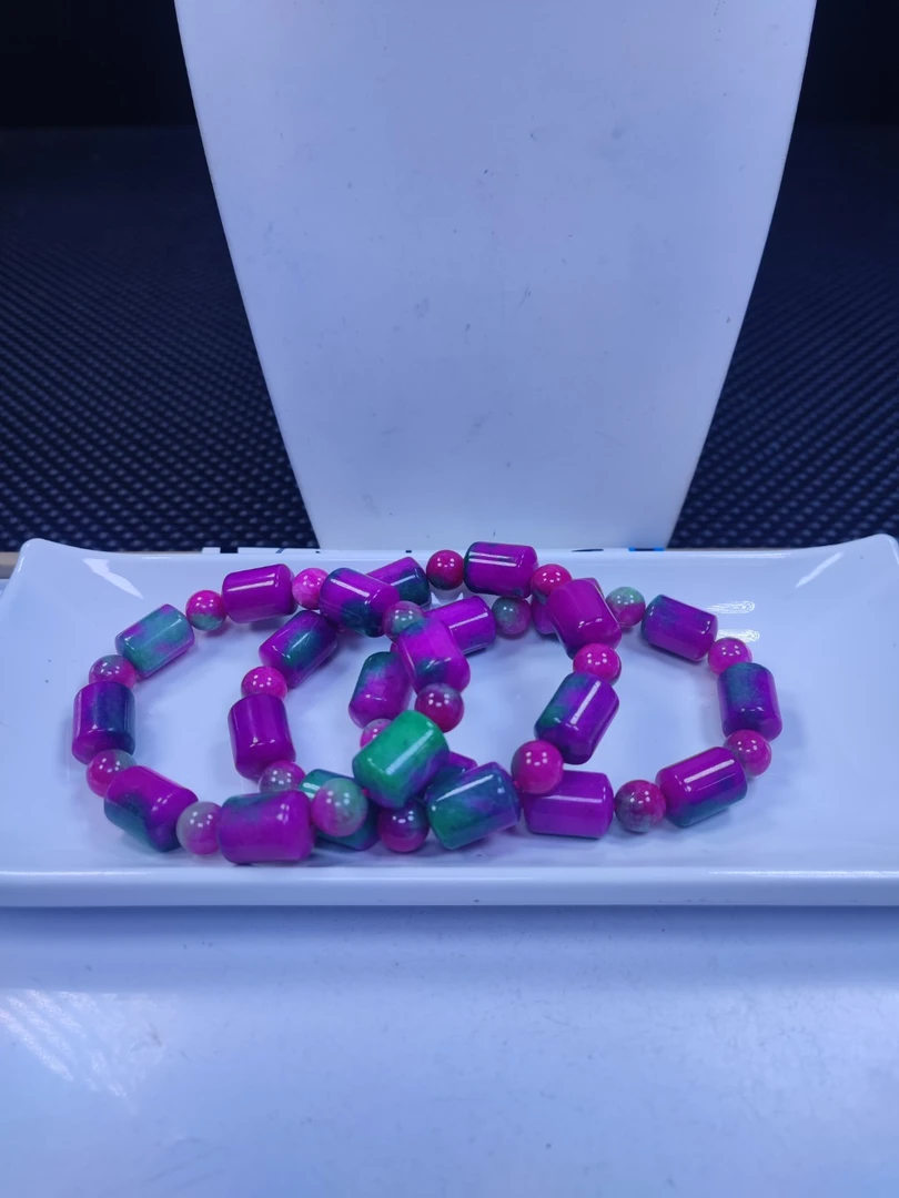 紫绿13mm桶珠手串发一条I67