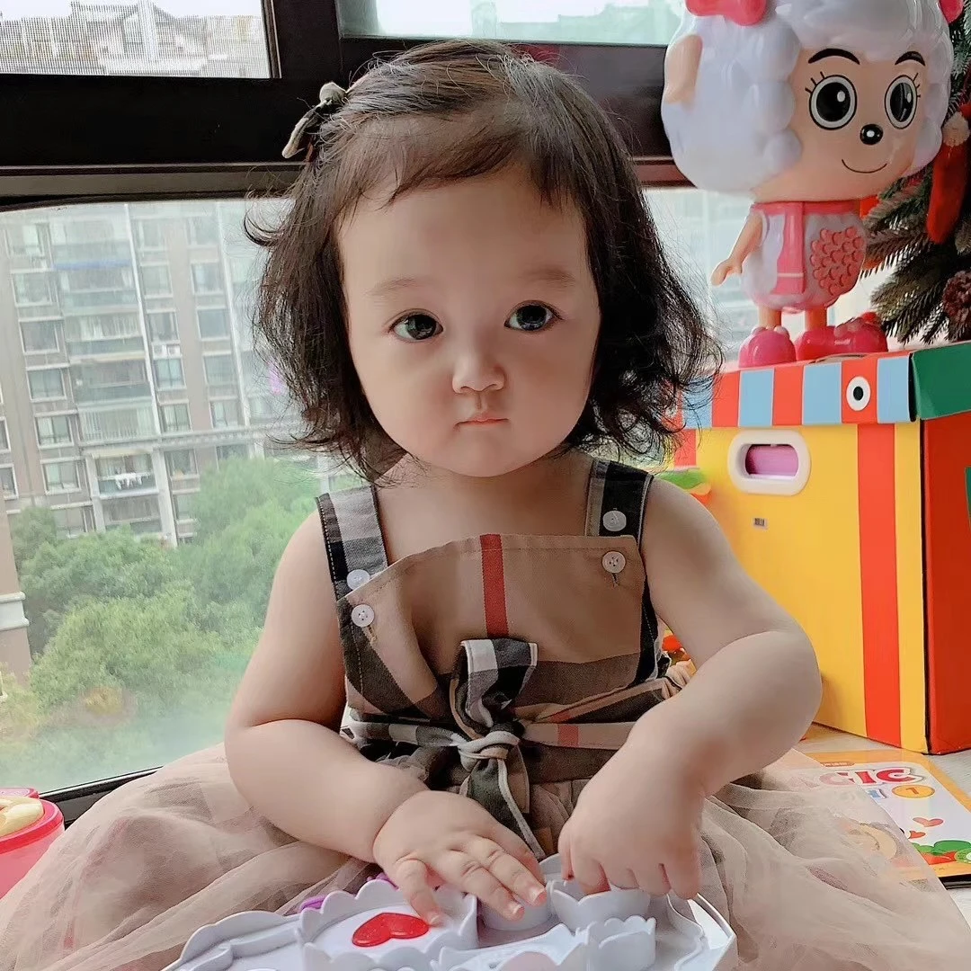 女童原创夏季新品格子娃娃裙女宝宝高级感韩版洋气背心裙小童裙子