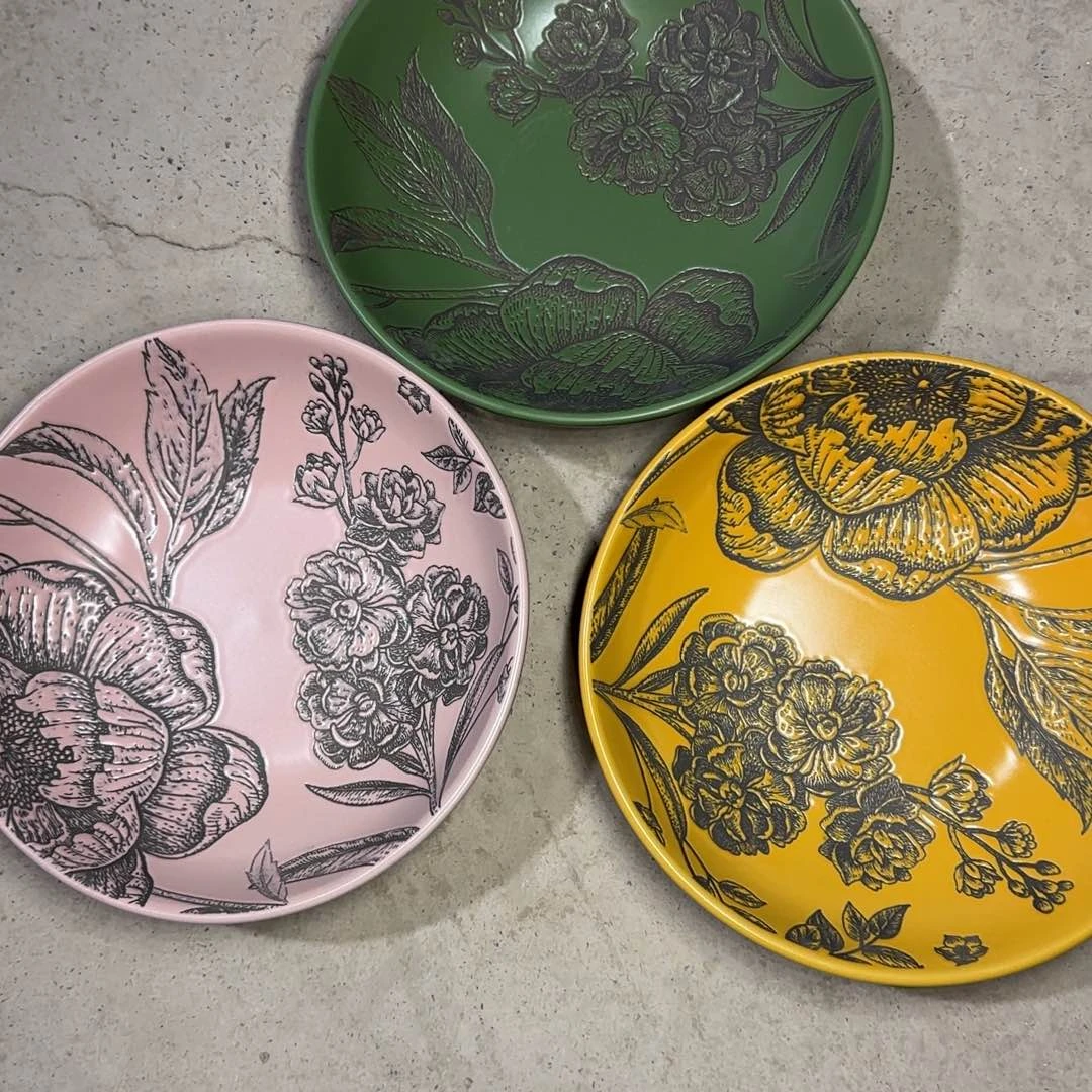 佳***艳直播特惠8寸深盘三支装