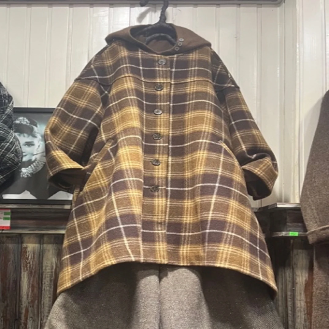 新思维原创咖格特色外套，洋气时尚百搭休闲显瘦气质