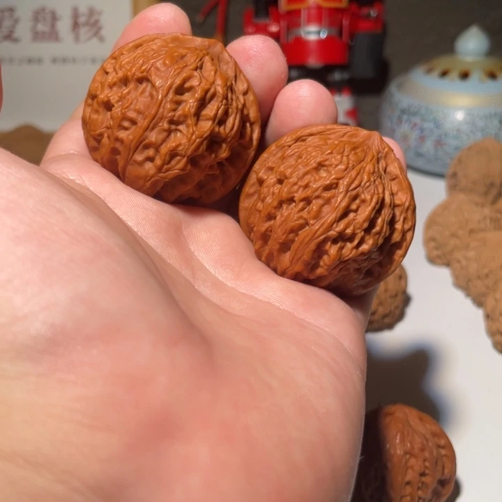 文玩核桃吊坠金麒麟42