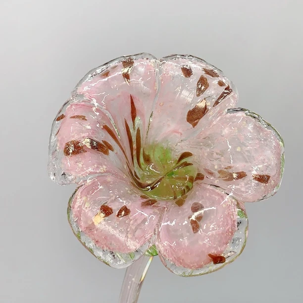 现代简约创意琉璃花永生花装饰摆件家居店铺橱窗摆件夜光花