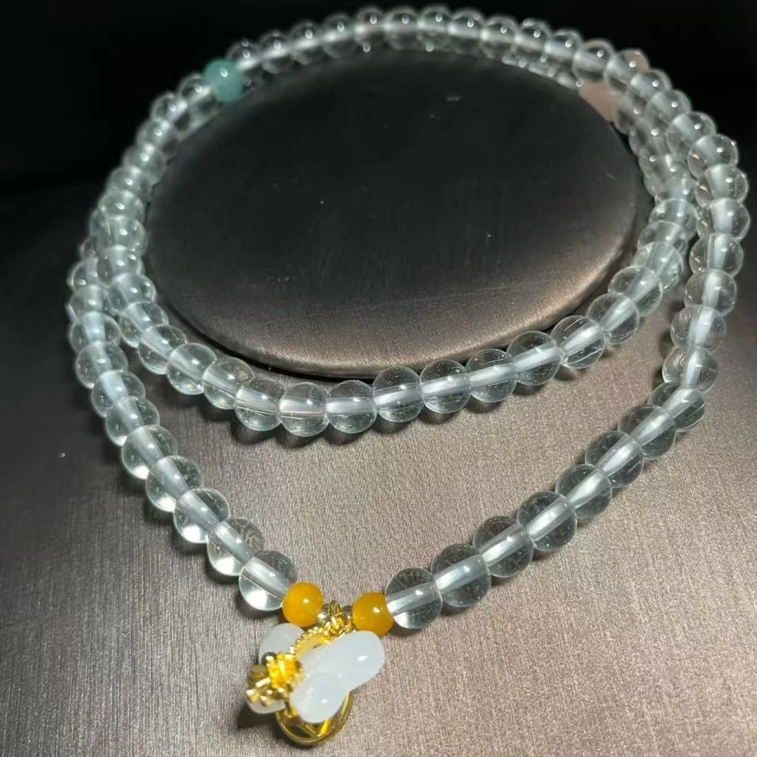 A042琉璃水晶福满满三圈女士手串