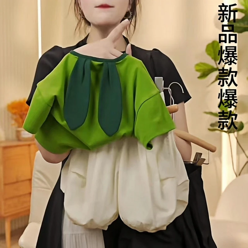 儿童夏季新款套装男童女童2025可爱兔子短袖小童休闲洋气两件套