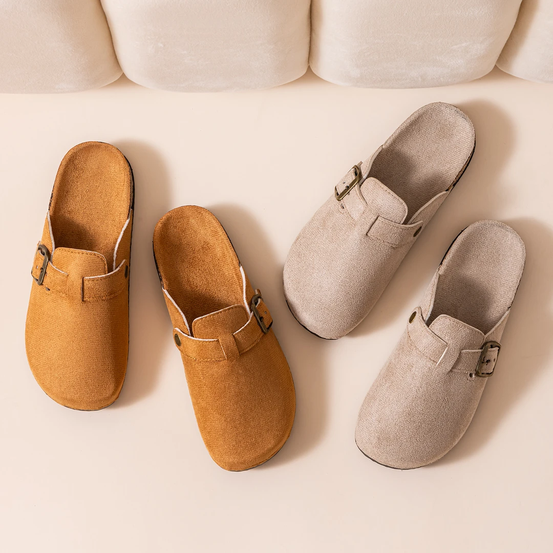 勃肯鞋半拖鞋女夏外穿2025新款包头穆勒拖平底外穿懒人鞋子