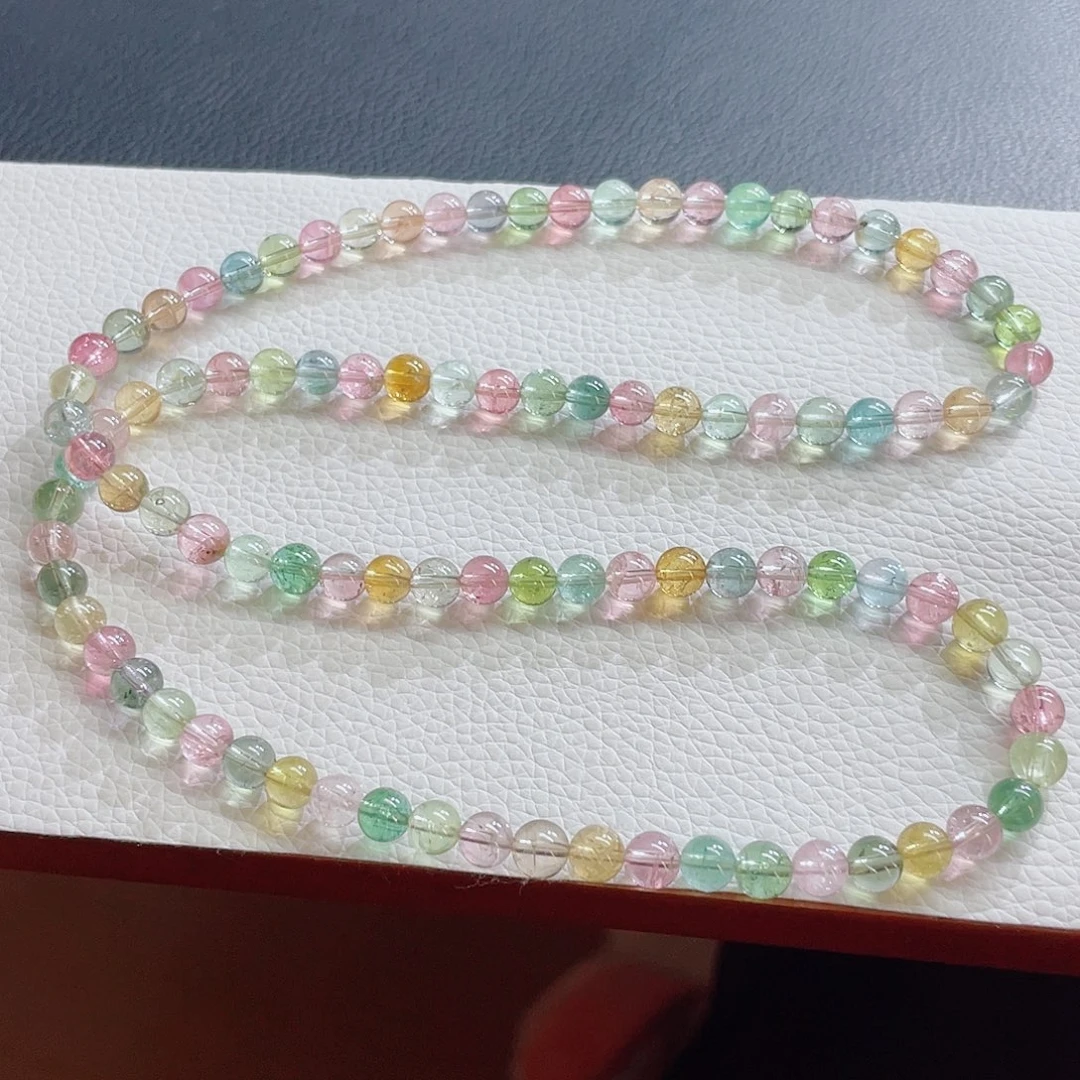 未镶嵌手链碧玺6.3mm左右