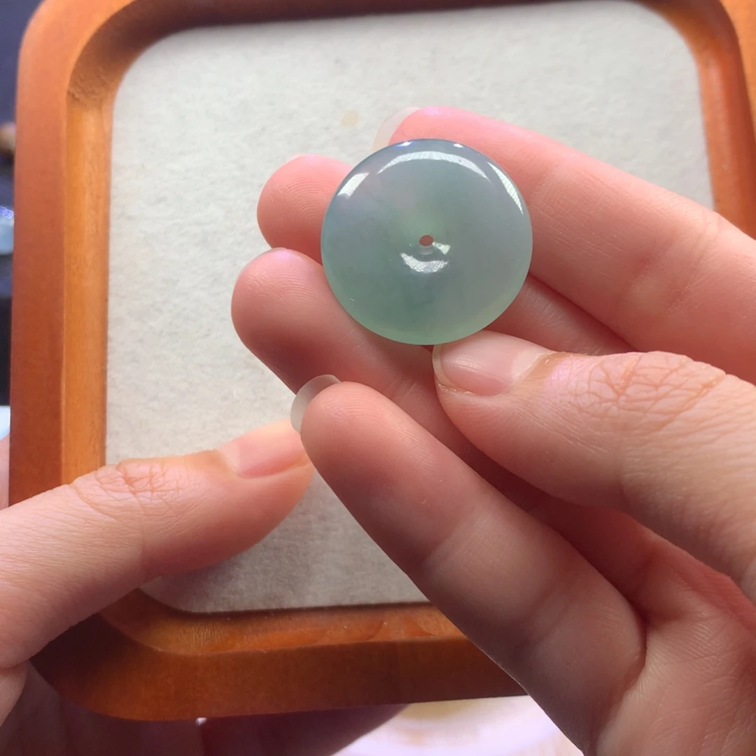 翡翠未镶嵌手链24.4*5.7mm平安扣