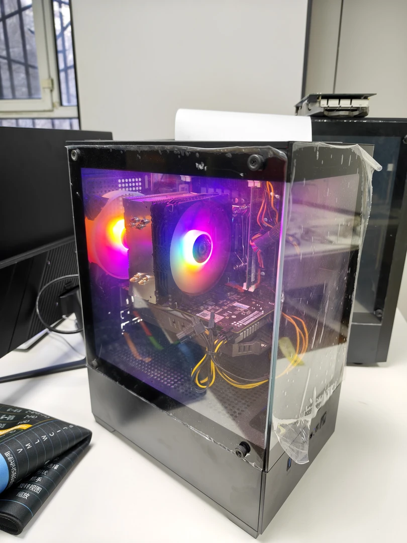 95新  95新e5多开砖游戏办公128+500g+独显主机