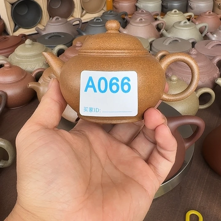 好***聊紫砂茶壶A066五色砂水平160cc