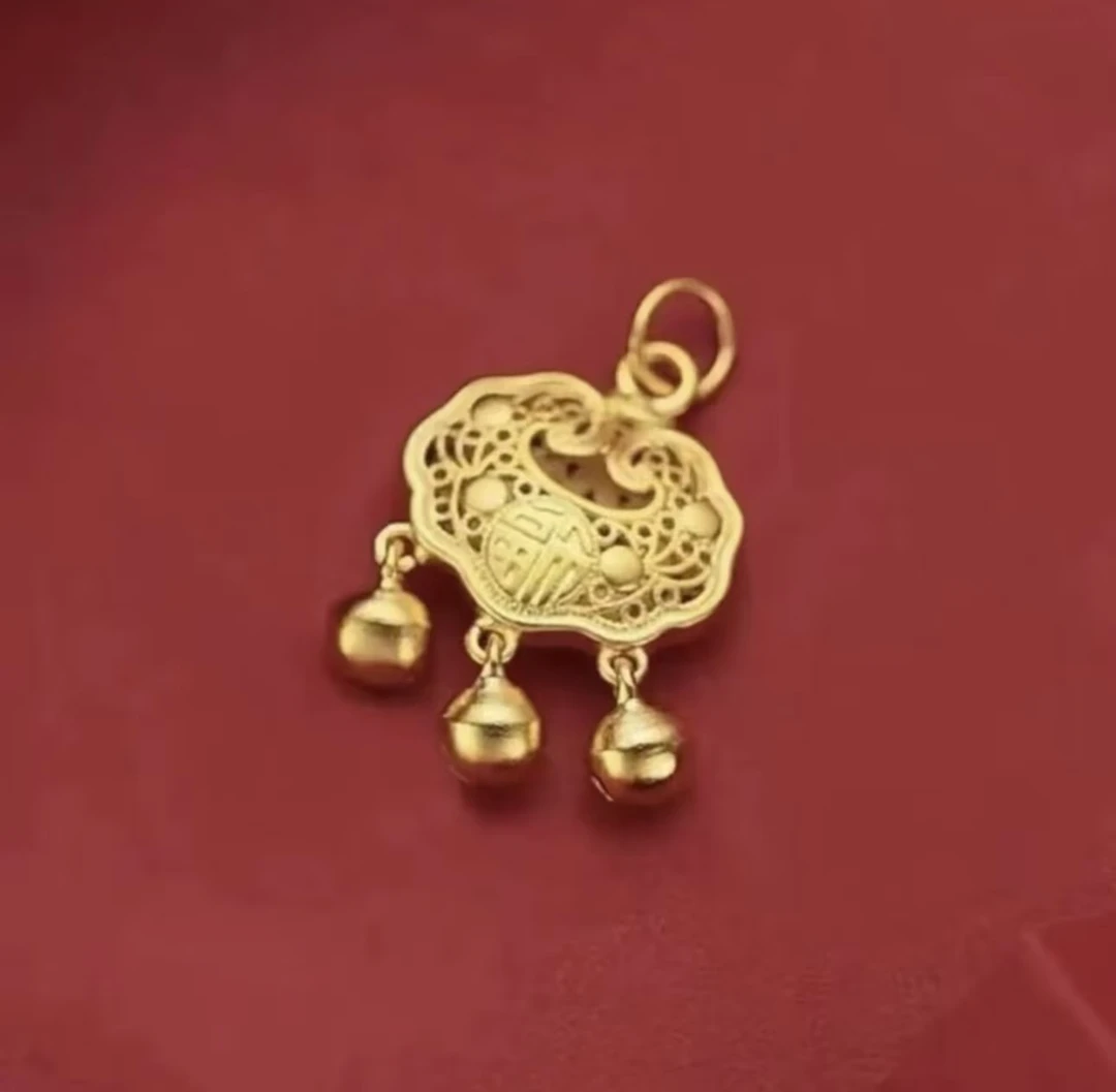 合金吊坠 【平安锁吊坠】时尚精美百搭气质女款