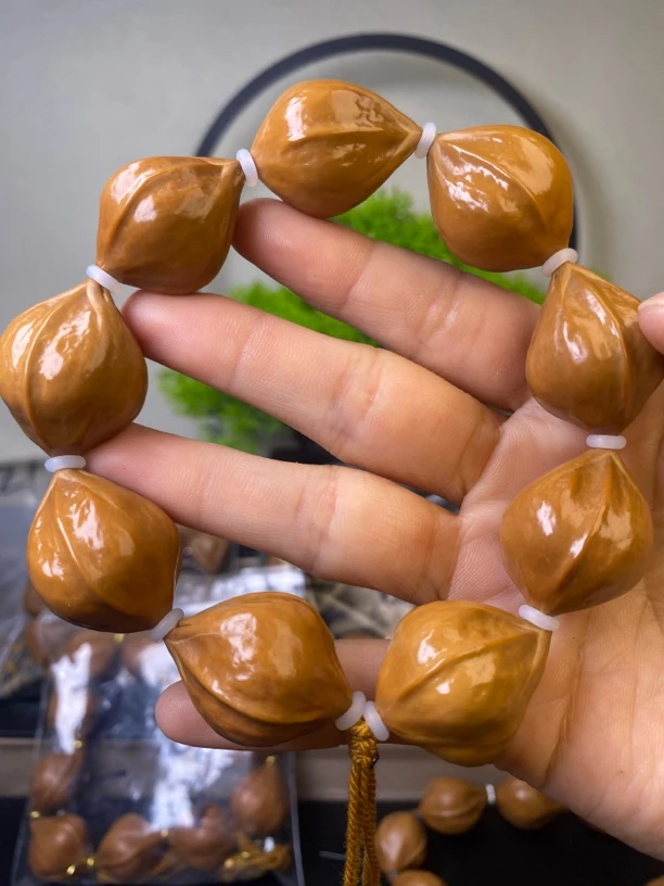 橄榄核雕2.3精品手串