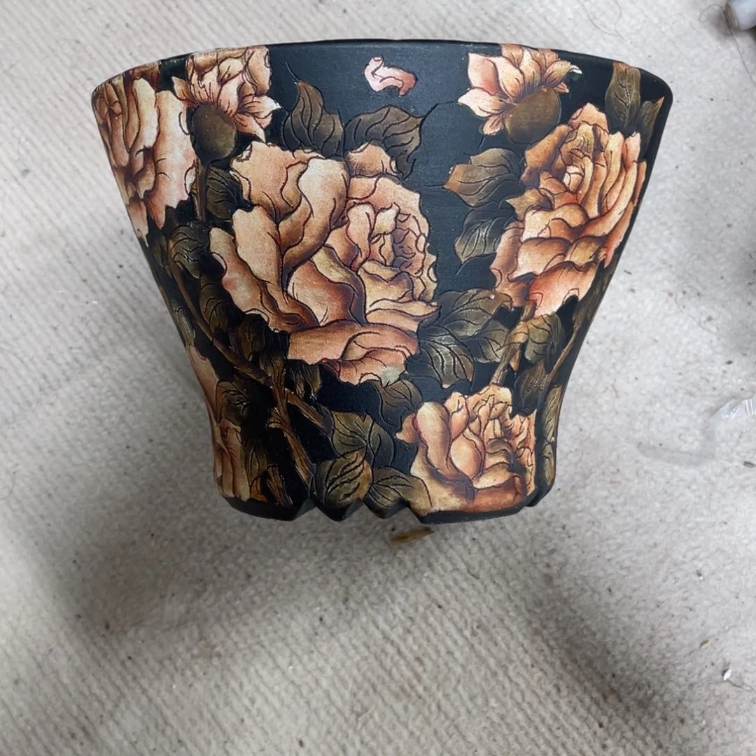 紫砂花盆樱****）陶瓷多肉花盆精品