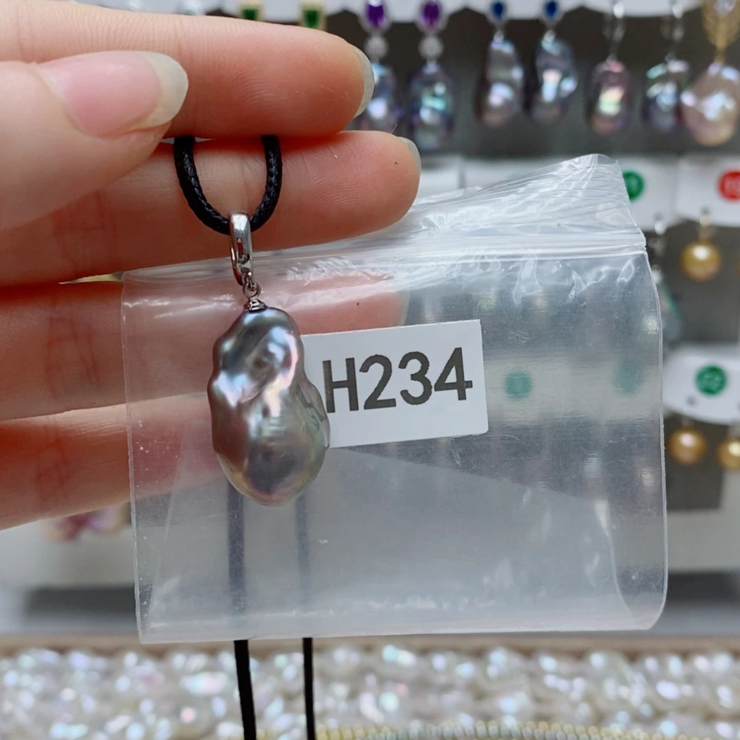 好***玲银S925镶嵌其他淡水珍珠