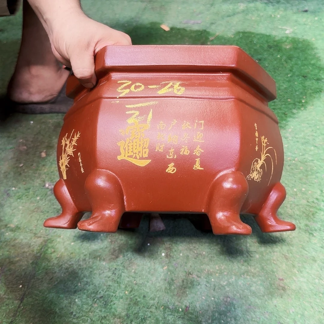 紫砂花盆紫砂花盆