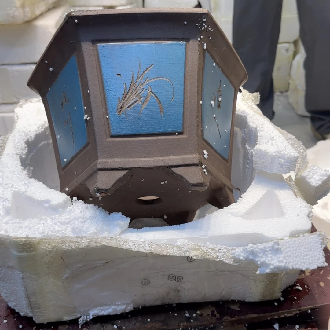 紫砂花盆口径27.17口径