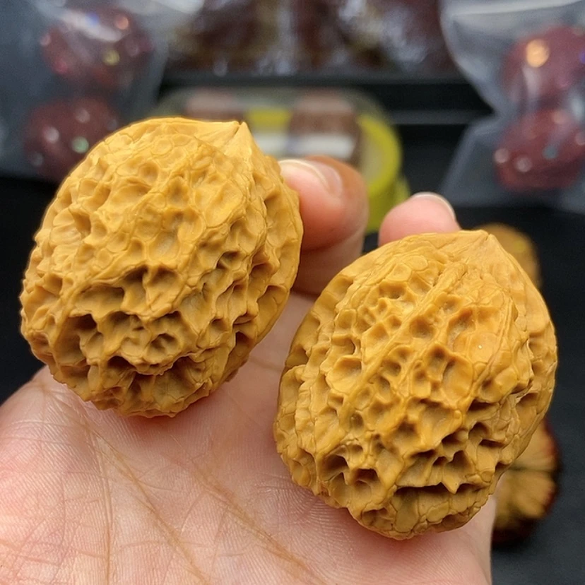 【闪购商品】把件文玩核桃43尺麒麟元宝