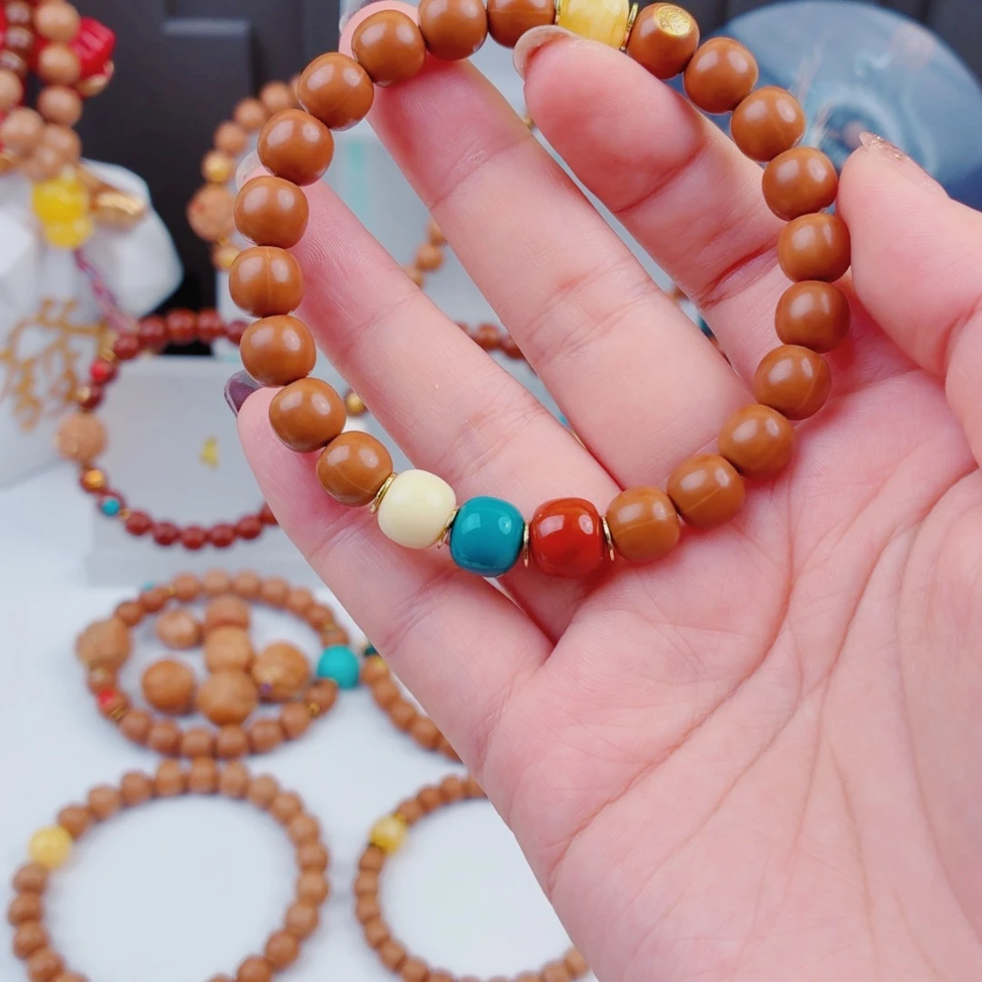 阿***久猴头核桃吊坠猴头手串