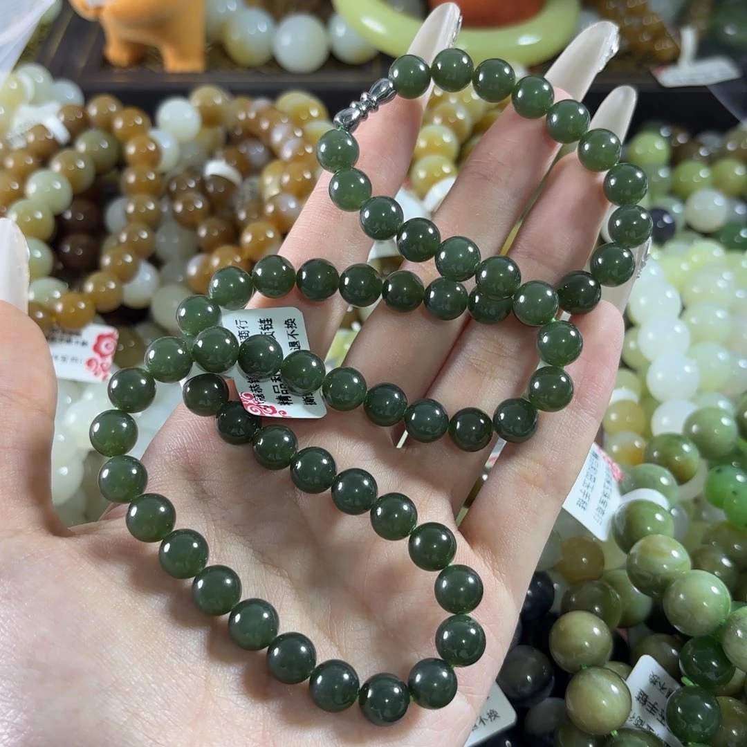 和田玉未镶嵌手链