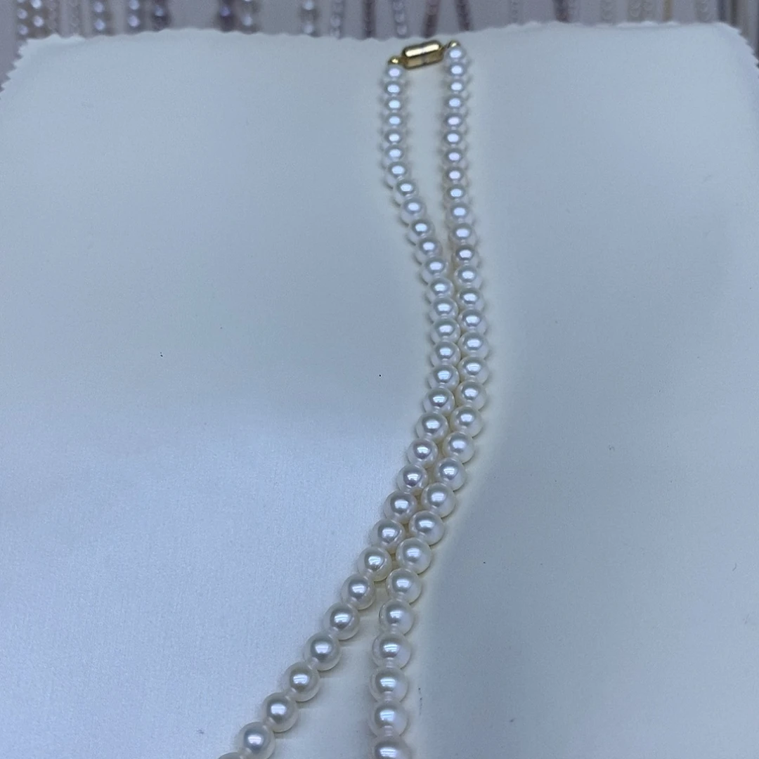 淡水珍珠卡5到618K金镶嵌