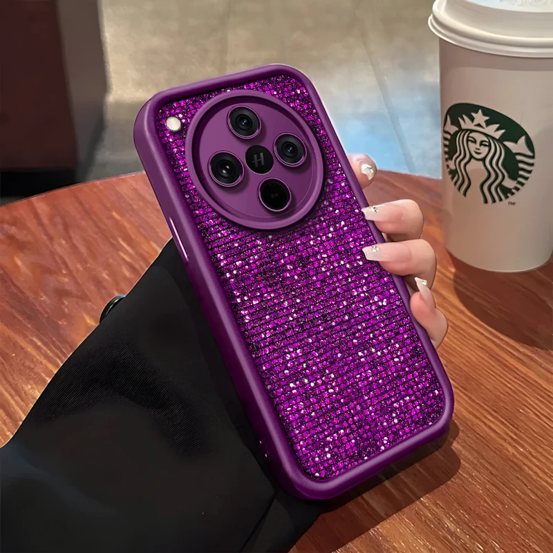闪紫片适用于oppofindx8/x8pro手机壳高颜值网红防摔女款