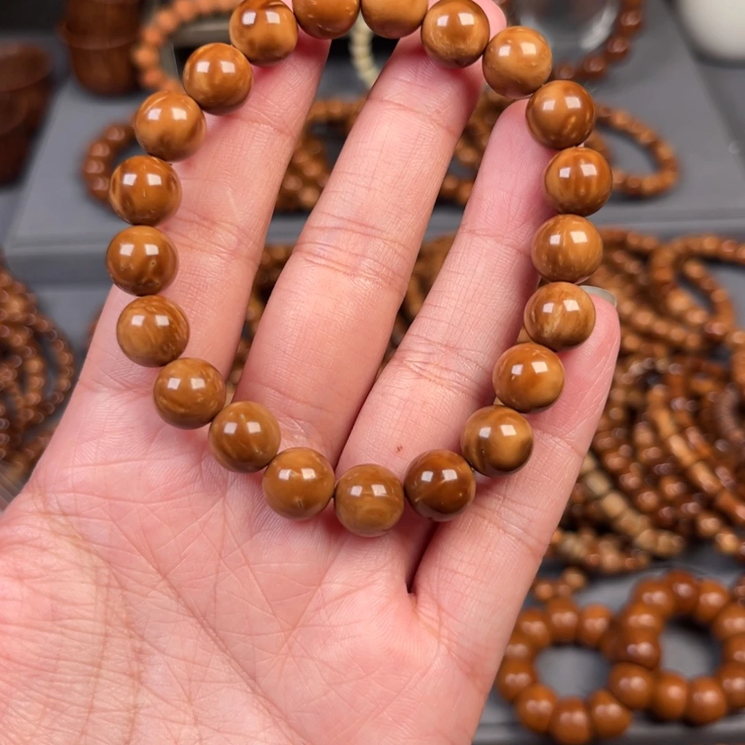 “***”果皮1.0圆珠手串特价不退不换