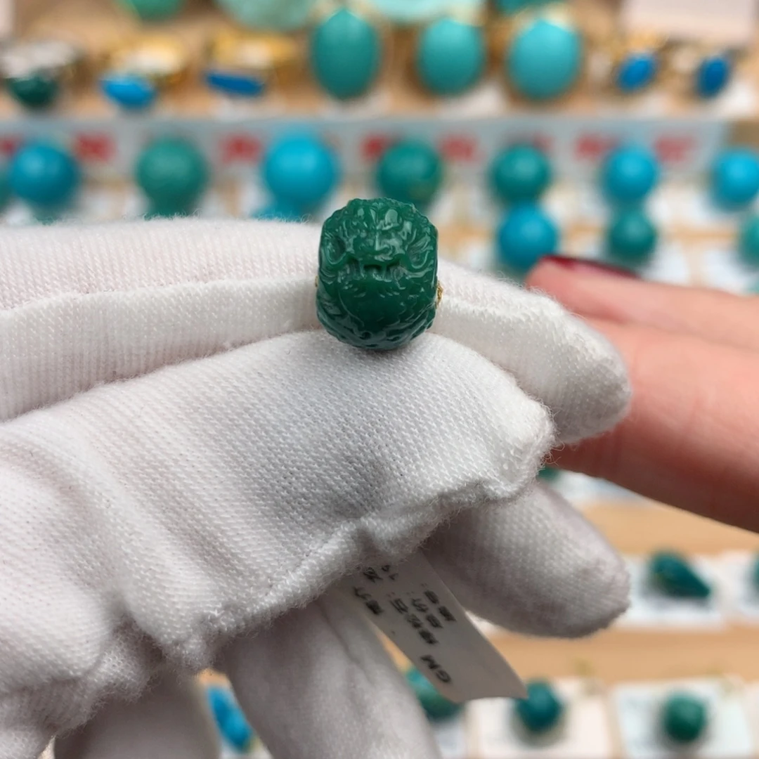 绿松石未镶嵌配饰
