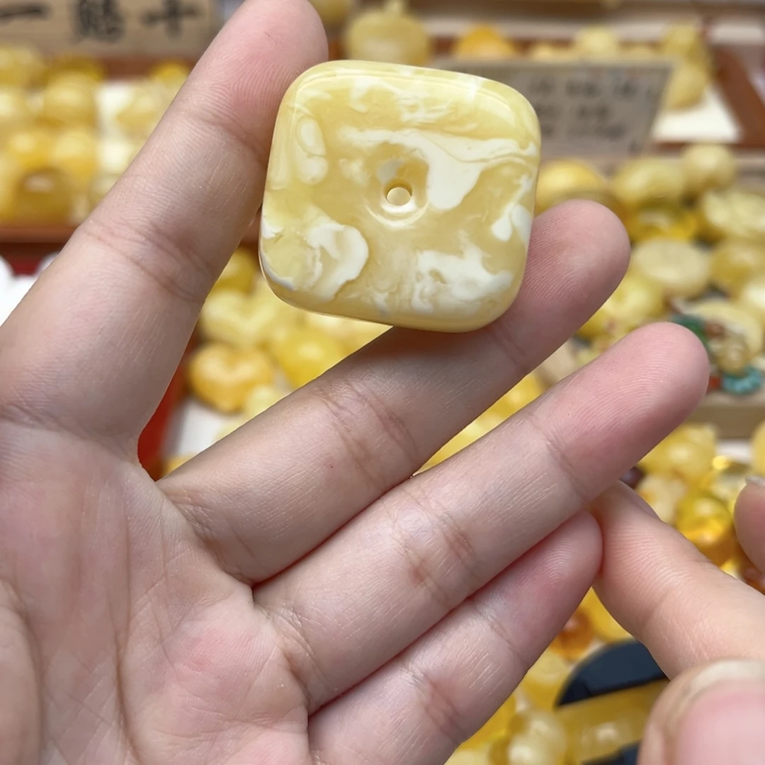 裸石蜜蜡未镶嵌天然