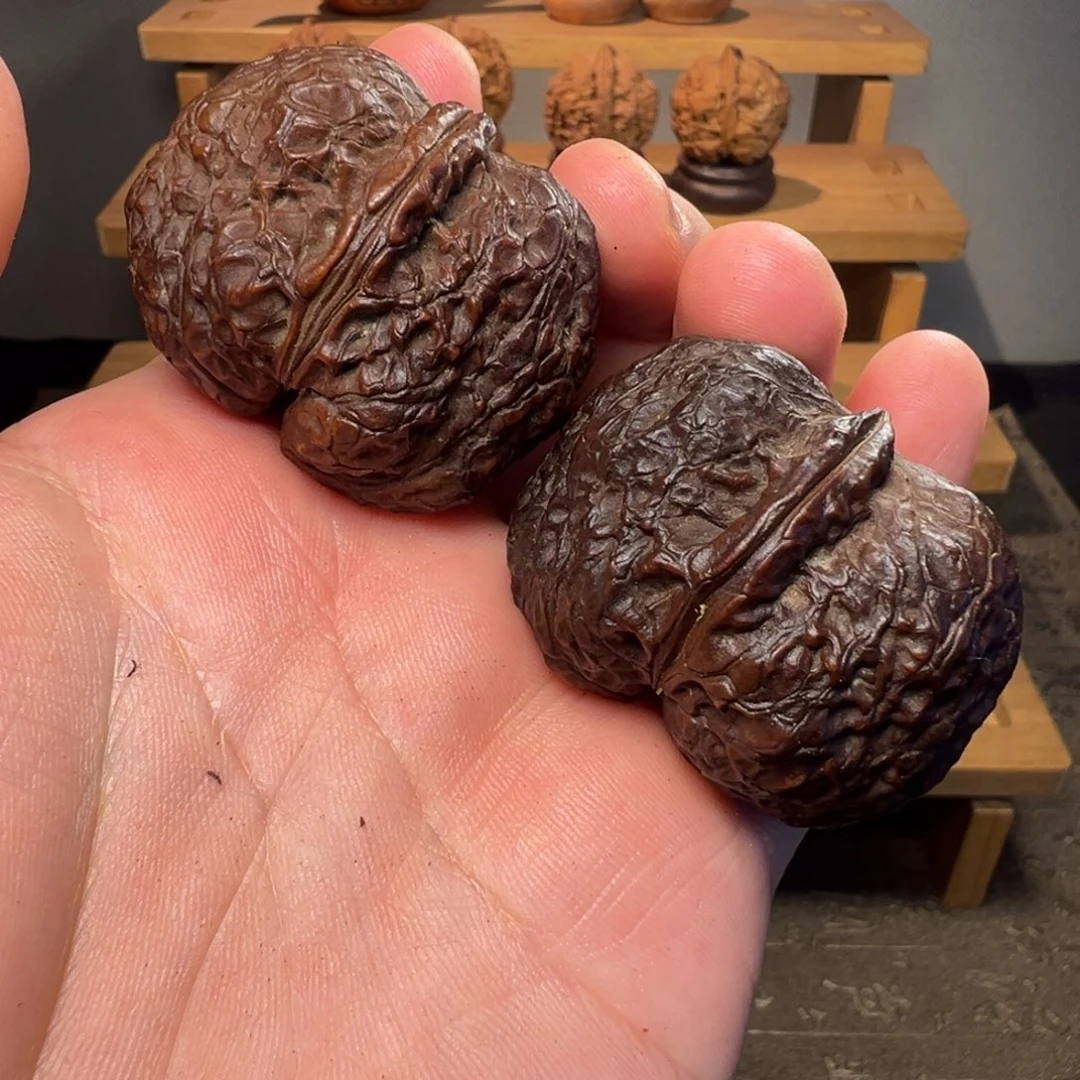 吊坠文玩核桃秦权43mm