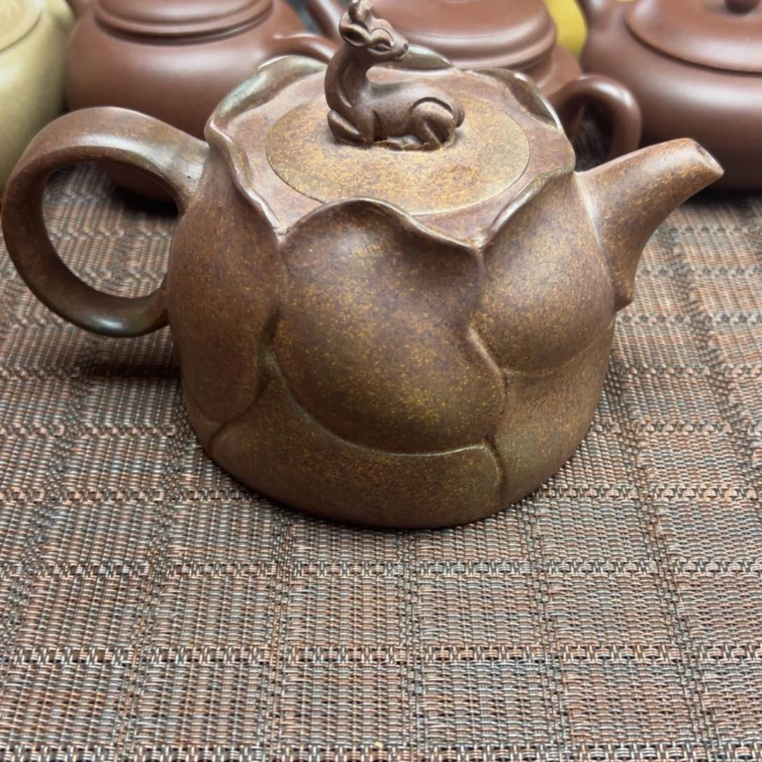 茶壶紫砂宜兴原矿紫砂壶400毫升容量