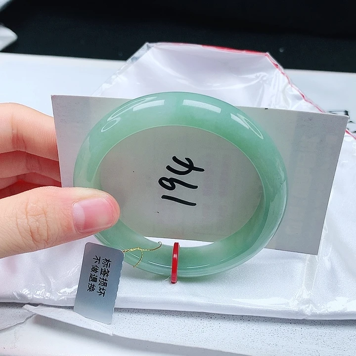 翡翠手镯未镶嵌缅甸天然a货手镯54