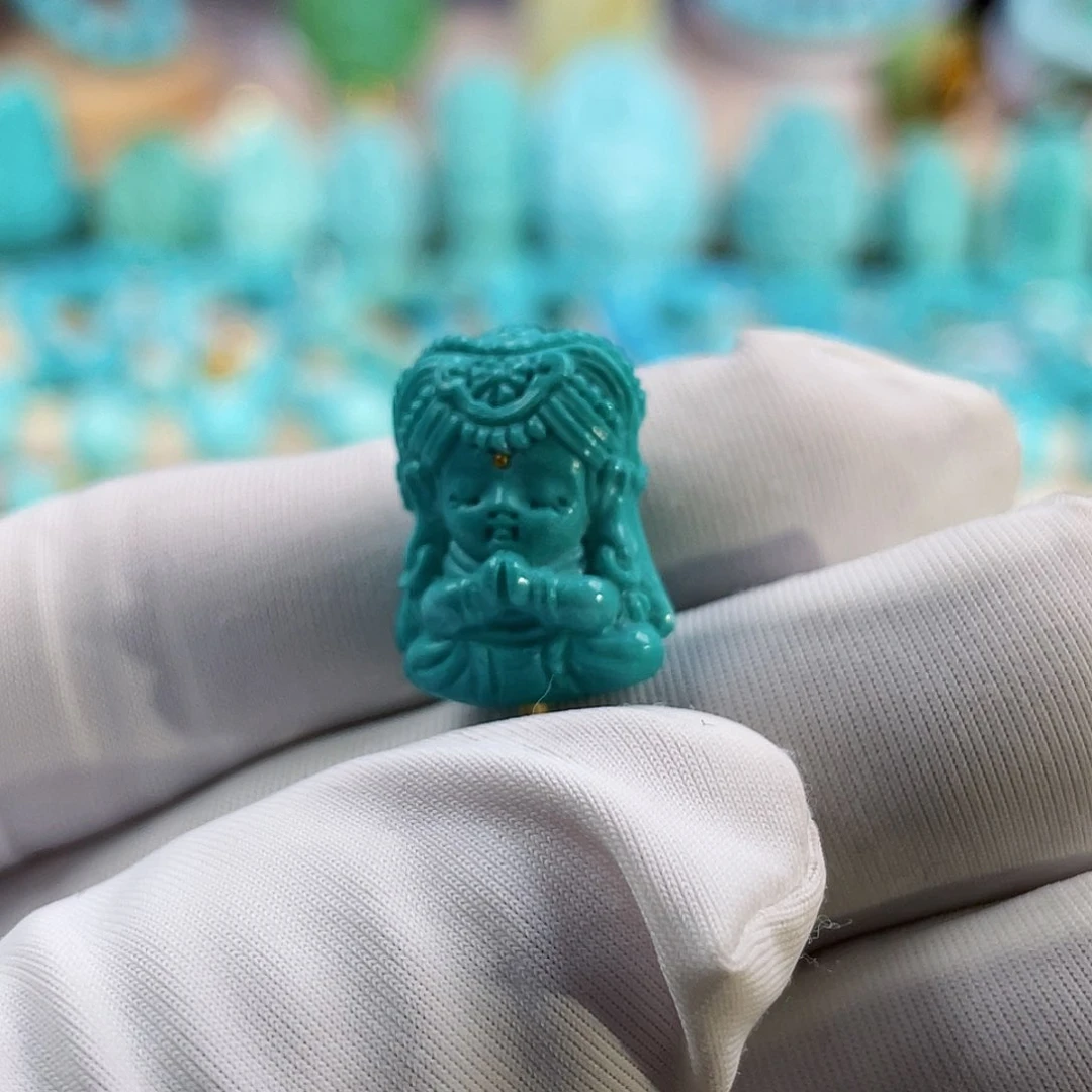 绿松石珠宝奇石未镶嵌