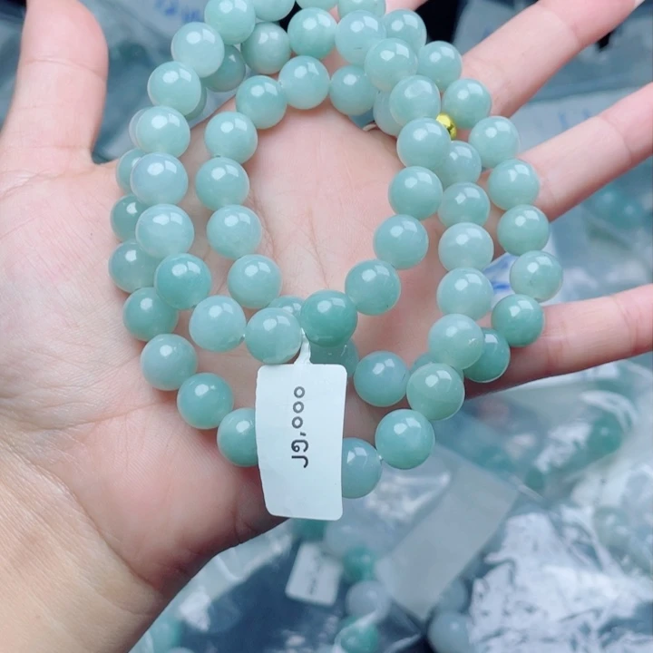 未镶嵌定制翡翠C***O珠串