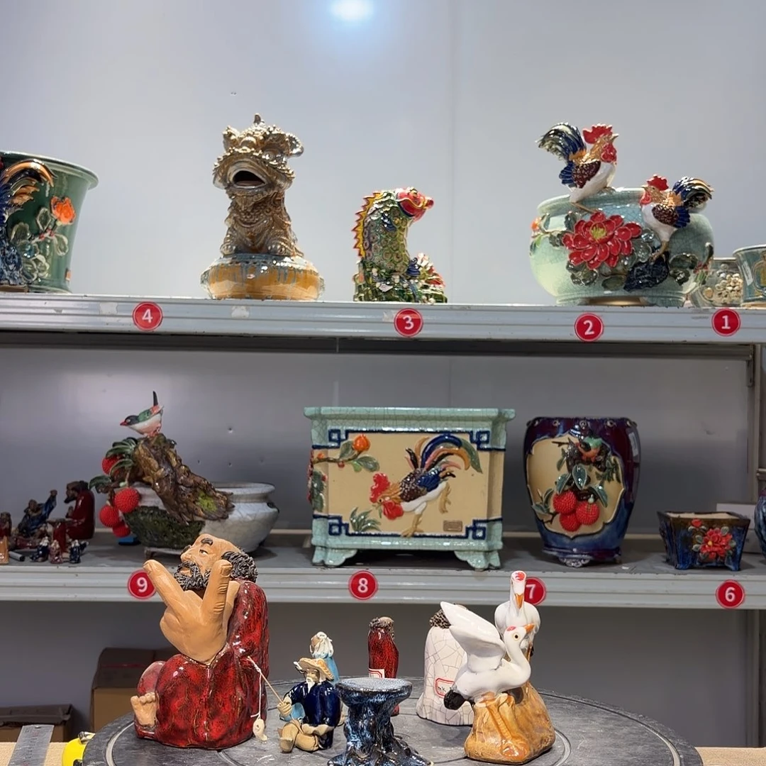 我***要精品石湾摆件高端大气