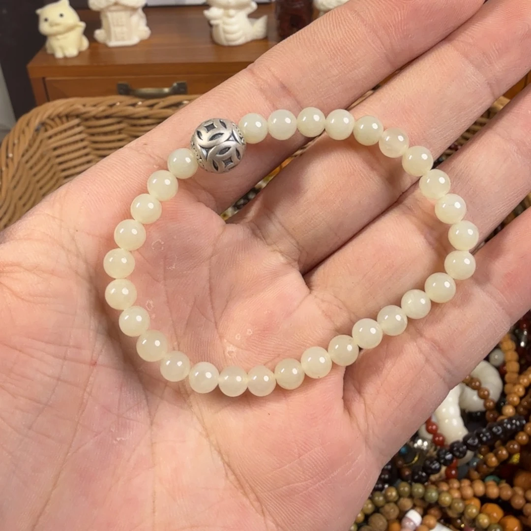 和田玉（糖玉）手链未镶嵌