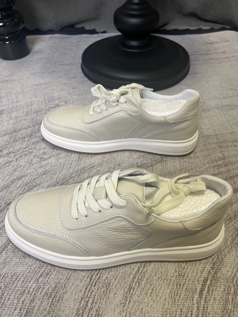 头层牛皮2025新款男士休闲鞋真皮透气男款皮鞋小白鞋板鞋男鞋鞋子