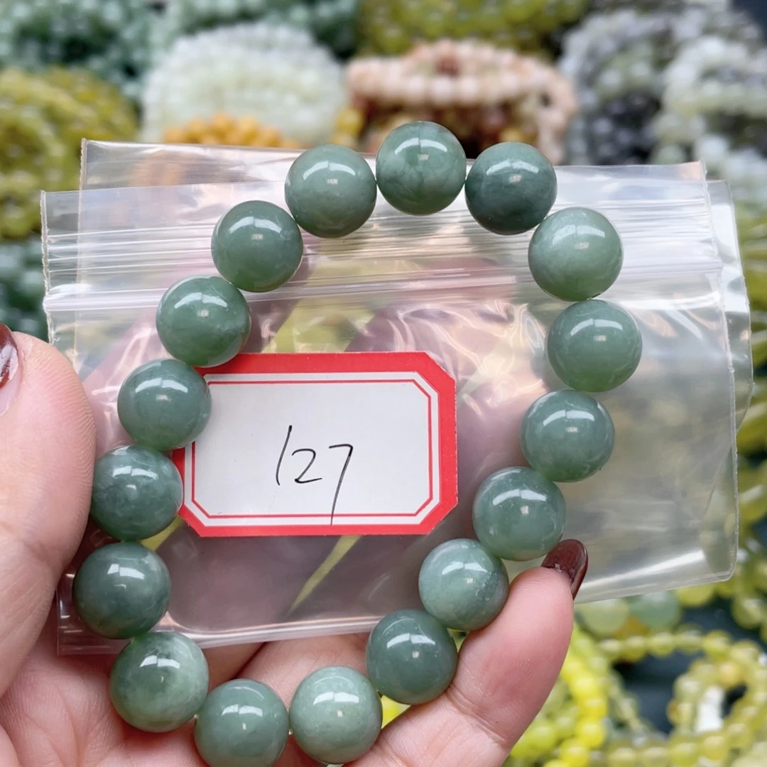 未镶嵌蛇纹石玉手串