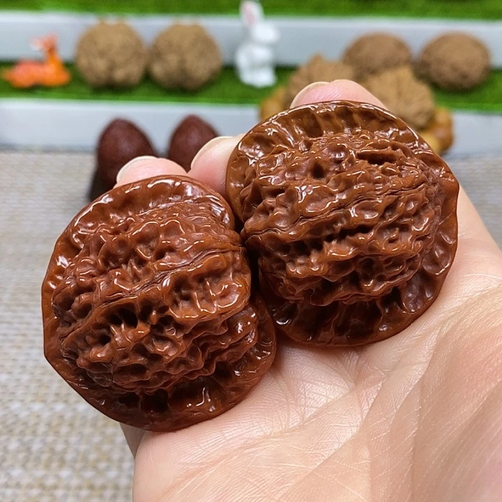 文玩核桃把件41官公帽