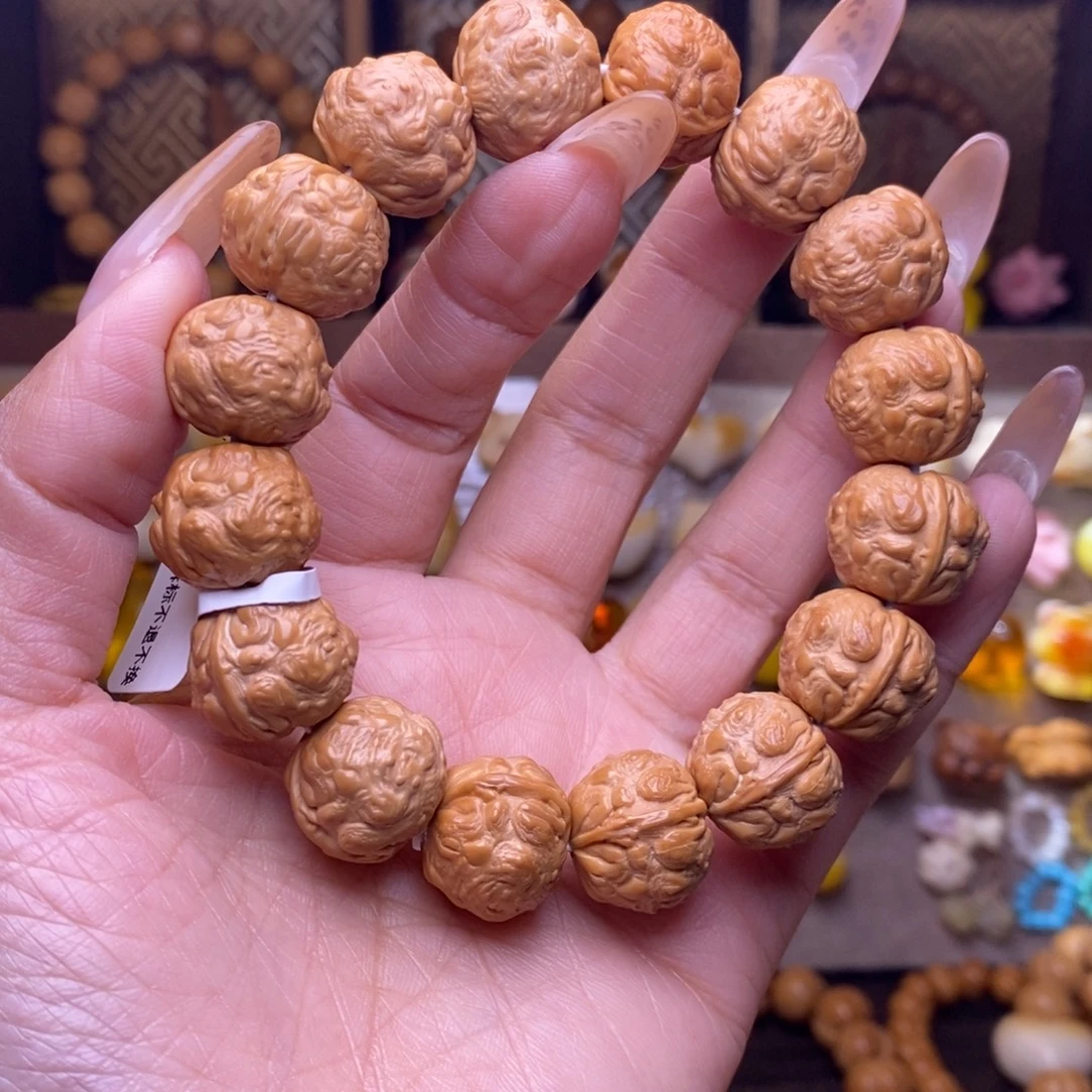 木质非金属猴头核桃禅宗手串