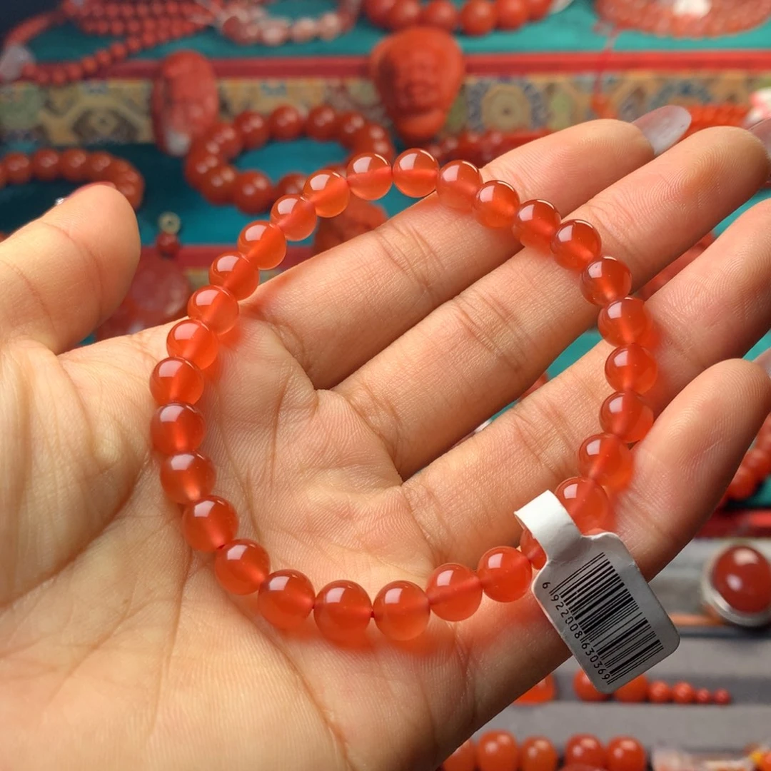 未镶嵌手串南红玛瑙