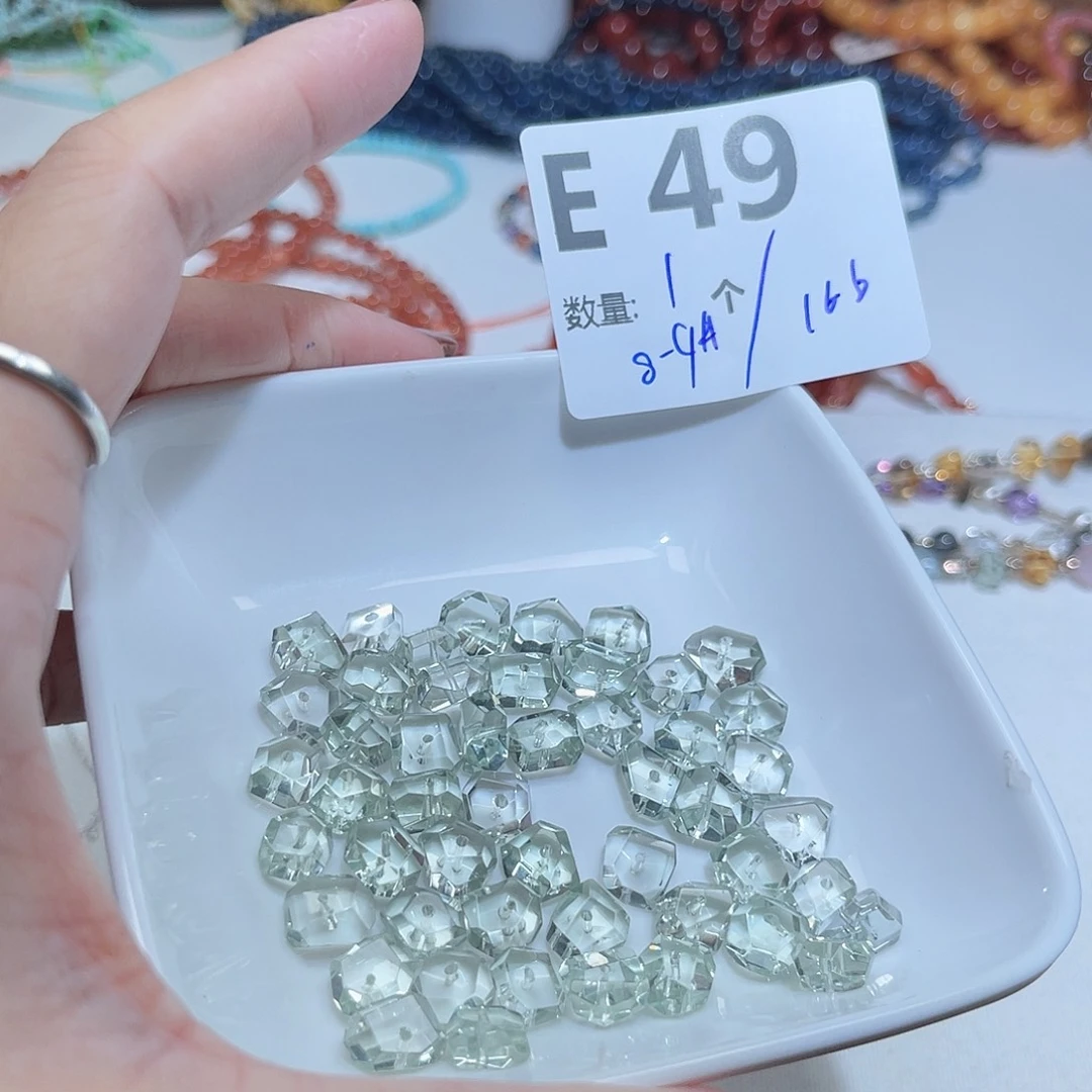 未镶嵌珠宝半成品水晶E49。