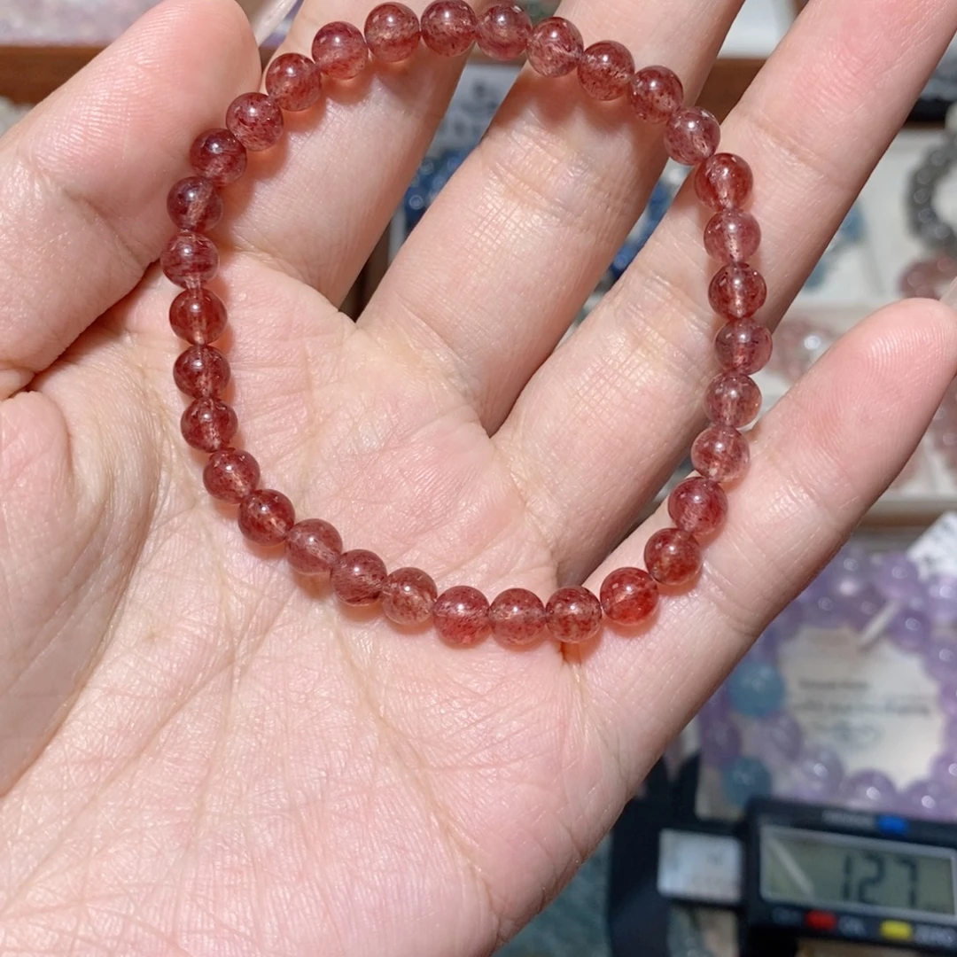 未镶嵌手链水晶草莓晶