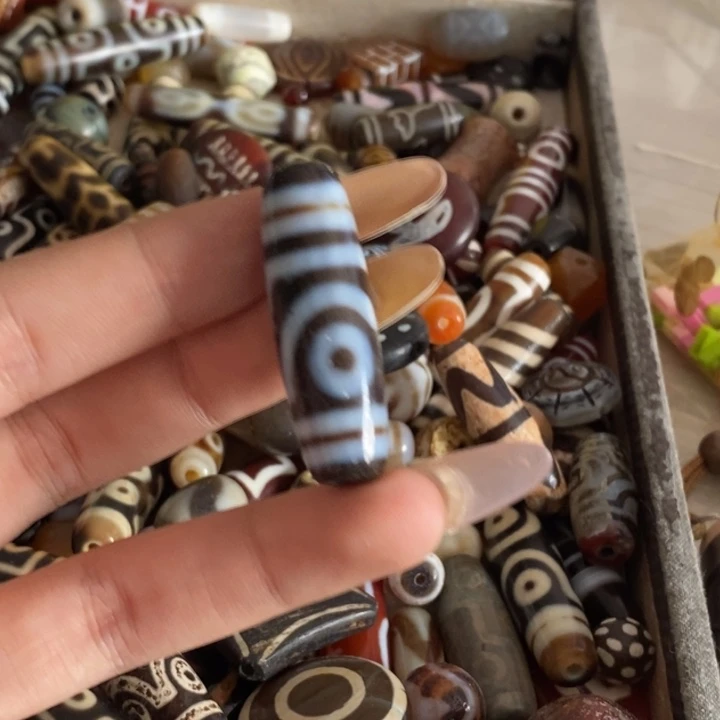 玛瑙/玉髓颈饰足银镀金镶嵌186