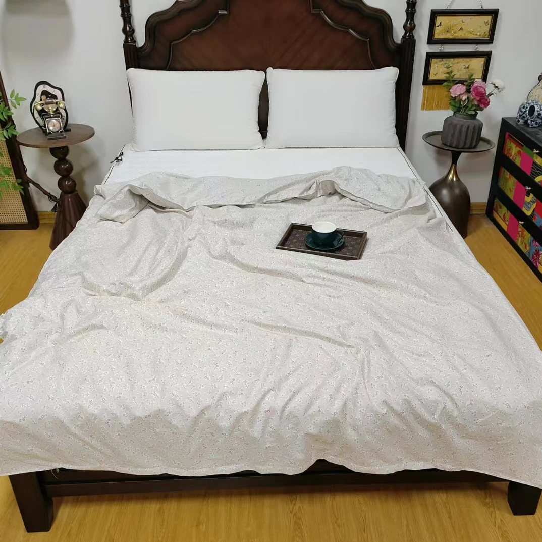 高枝高密印花单人被套150*200微瑕～A012