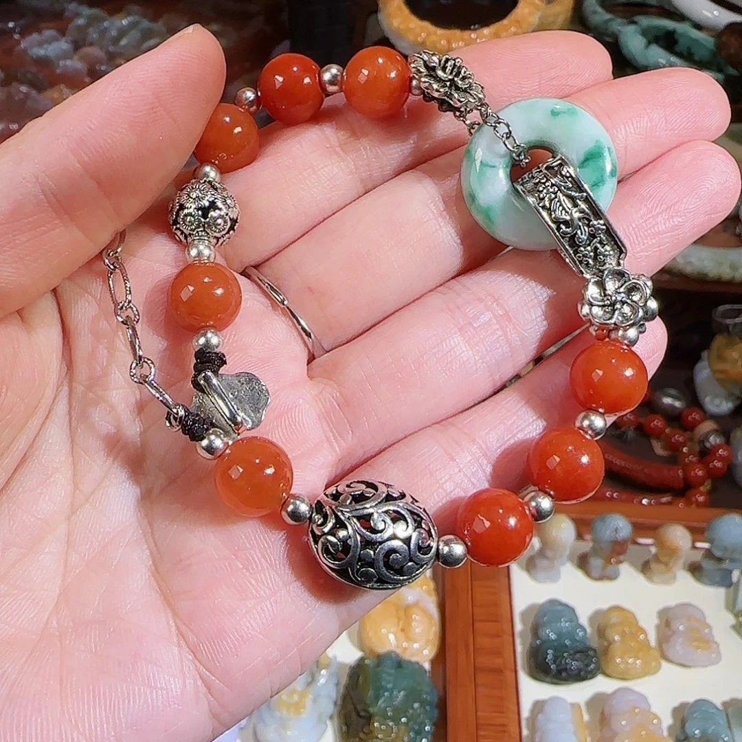 翡翠未镶嵌手链手链