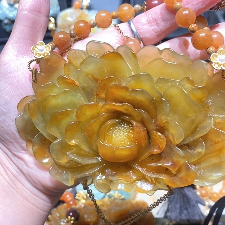 岫玉毛衣链未镶嵌