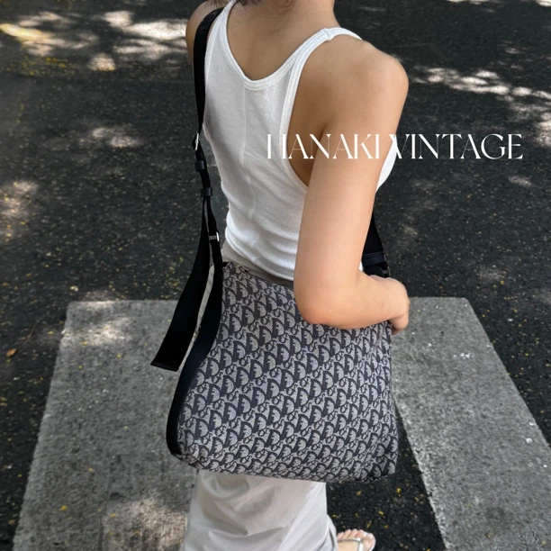 95新 DIOR/迪奥 花绮中古/Dior老花punk字母斜挎包